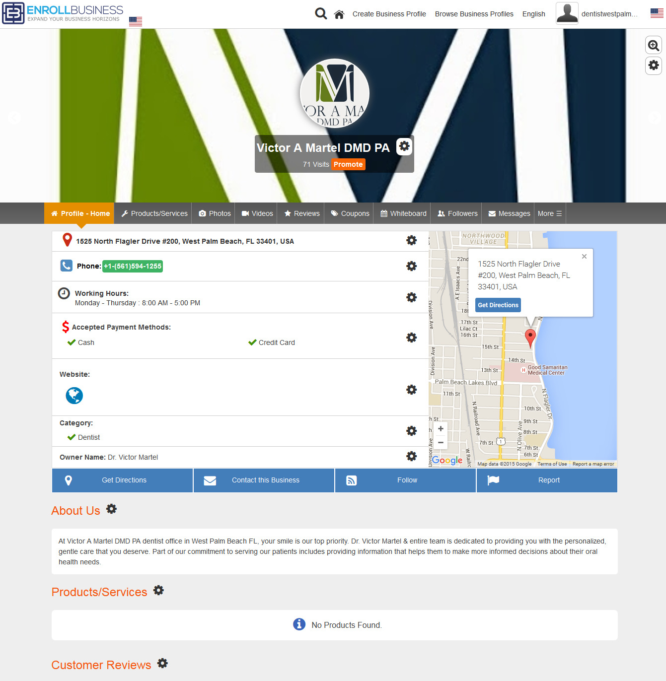 Victor A Martel DMD PA