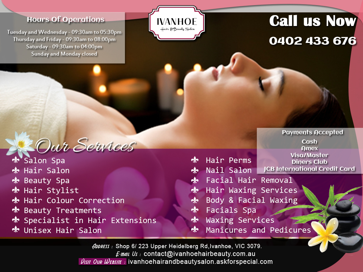 Ivanhoe Hair and Beauty Salon | Specialist in Hair Extensions in Ivanhoe