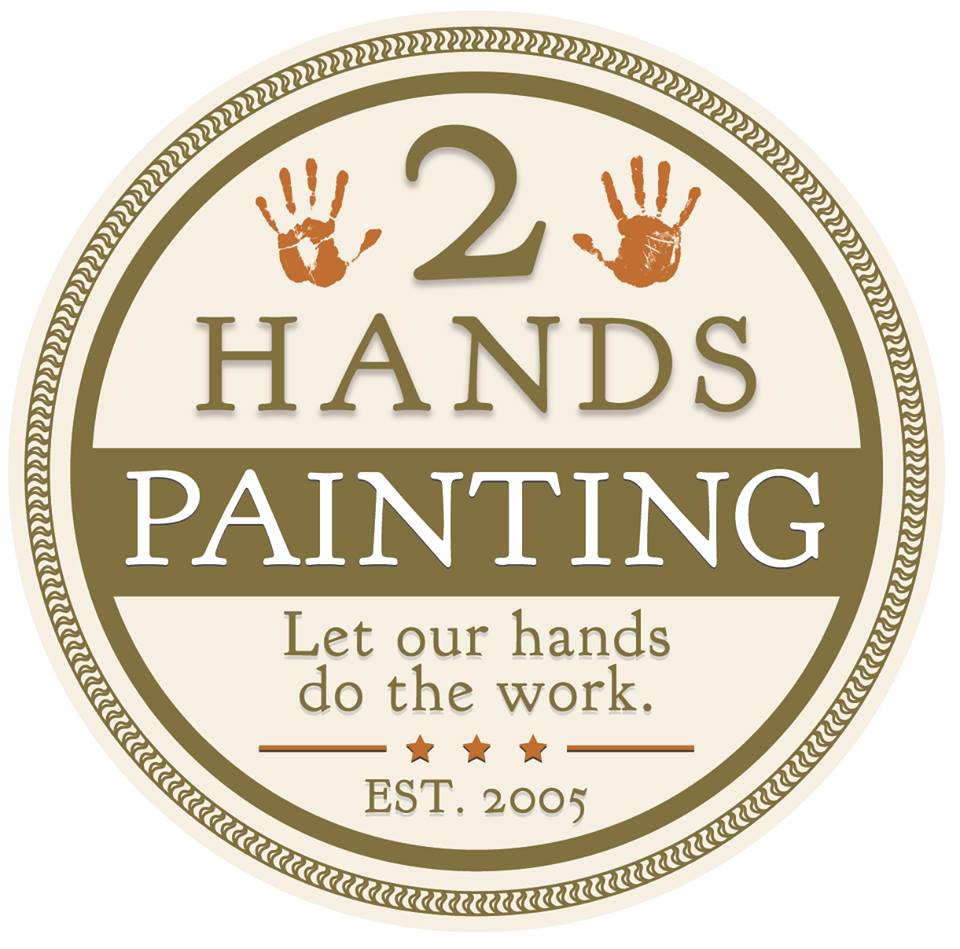 2 hands painting 