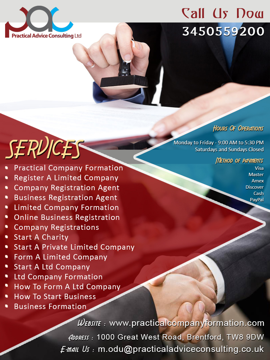 Practical Company Formation | Business Registration Agent in London