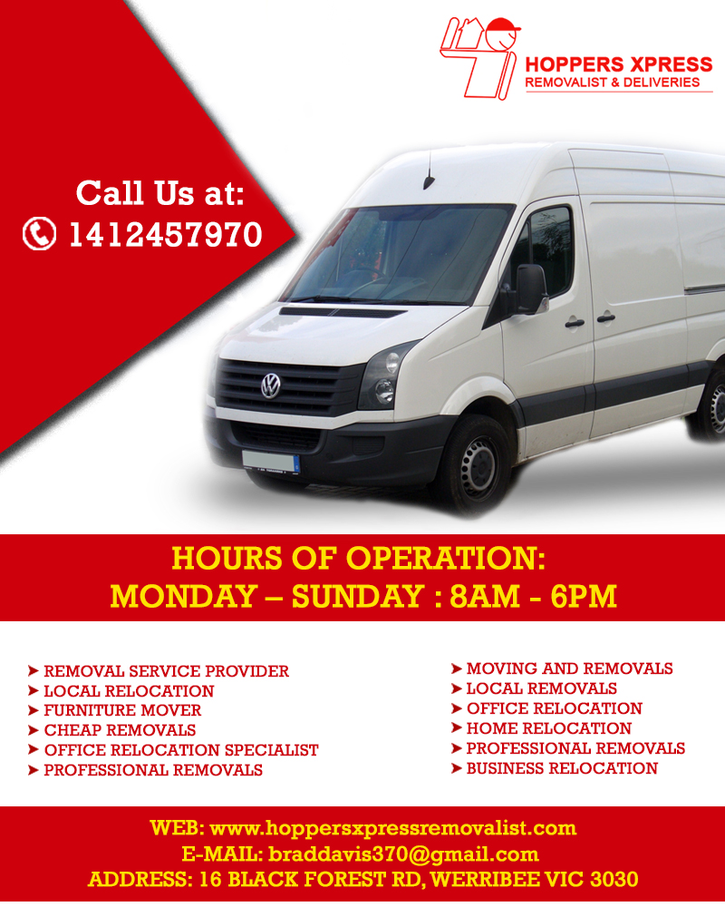 Hoppers Xpress Removalist & Deliveries | Removal Services in Werribee