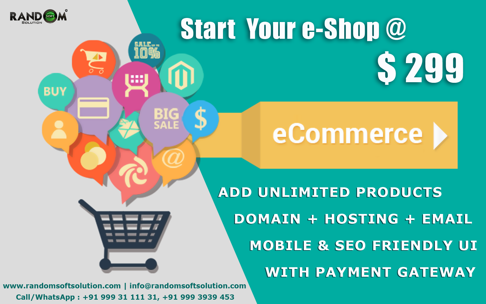 Seasonal offers for eCommerce Website Development