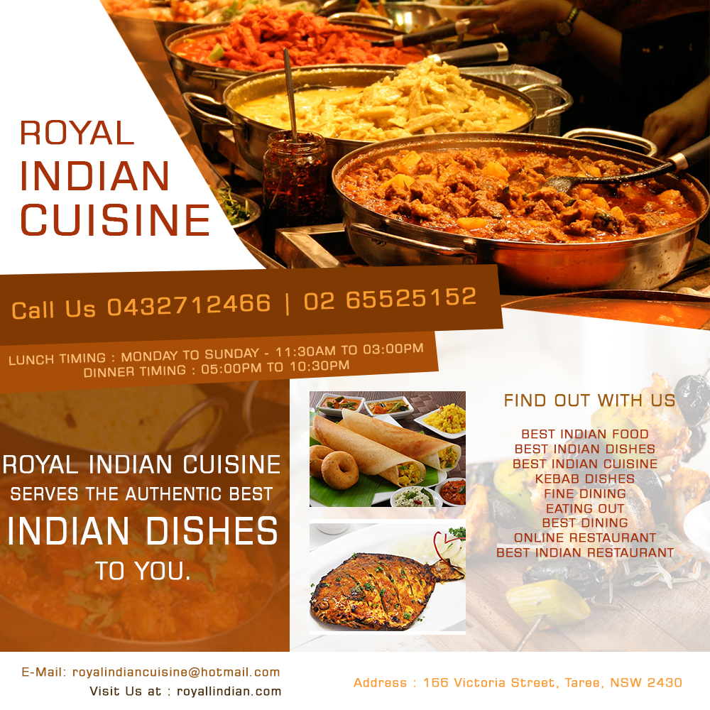 Royal Indian Cuisine | Indian restaurants in Taree