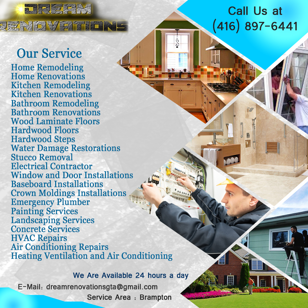 Dream Renovations | Construction Services in Brampton