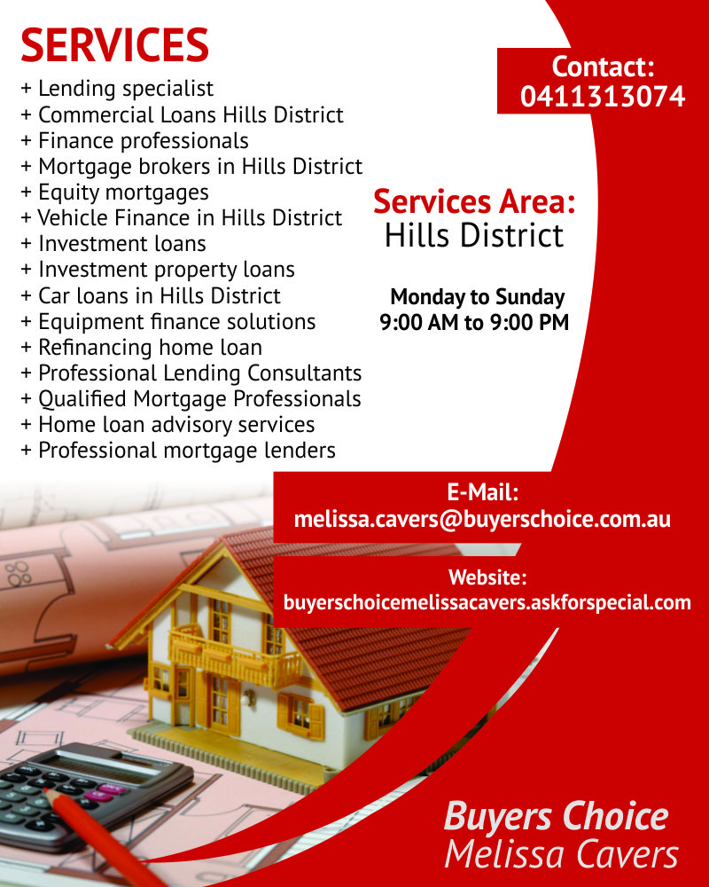 Buyers Choice - Melissa Cavers | Equipment finance solutions	Winston Hills