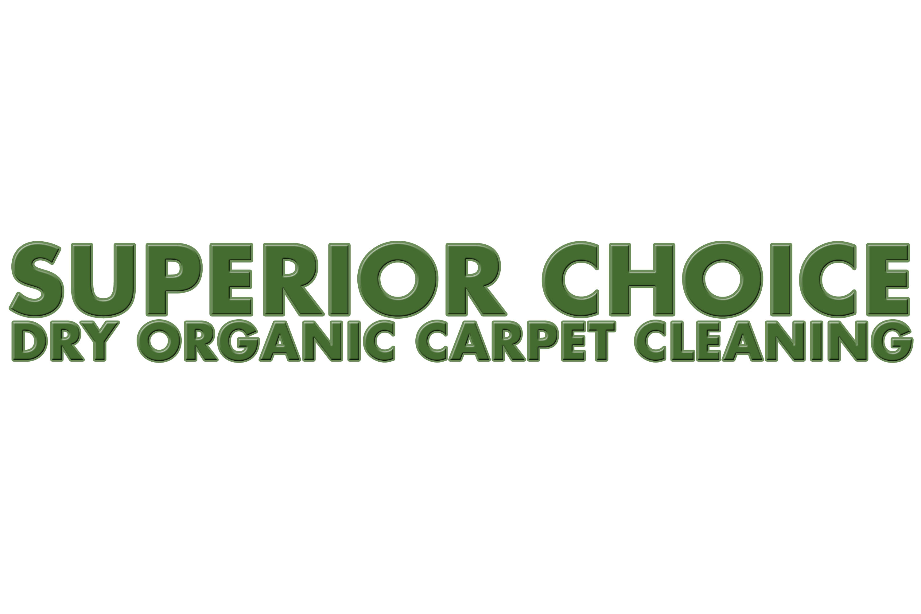 Superior Choice 100% Organic Dry Carpet Cleaning