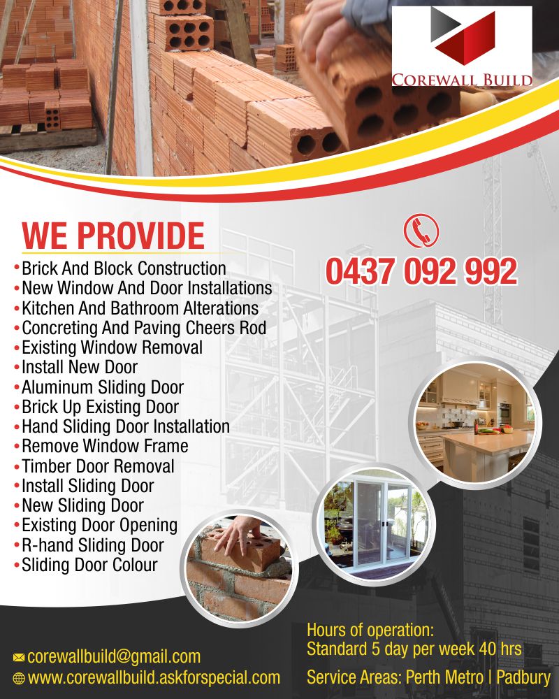 Corewall Build | Concreting and Paving Cheers Rod Padbury