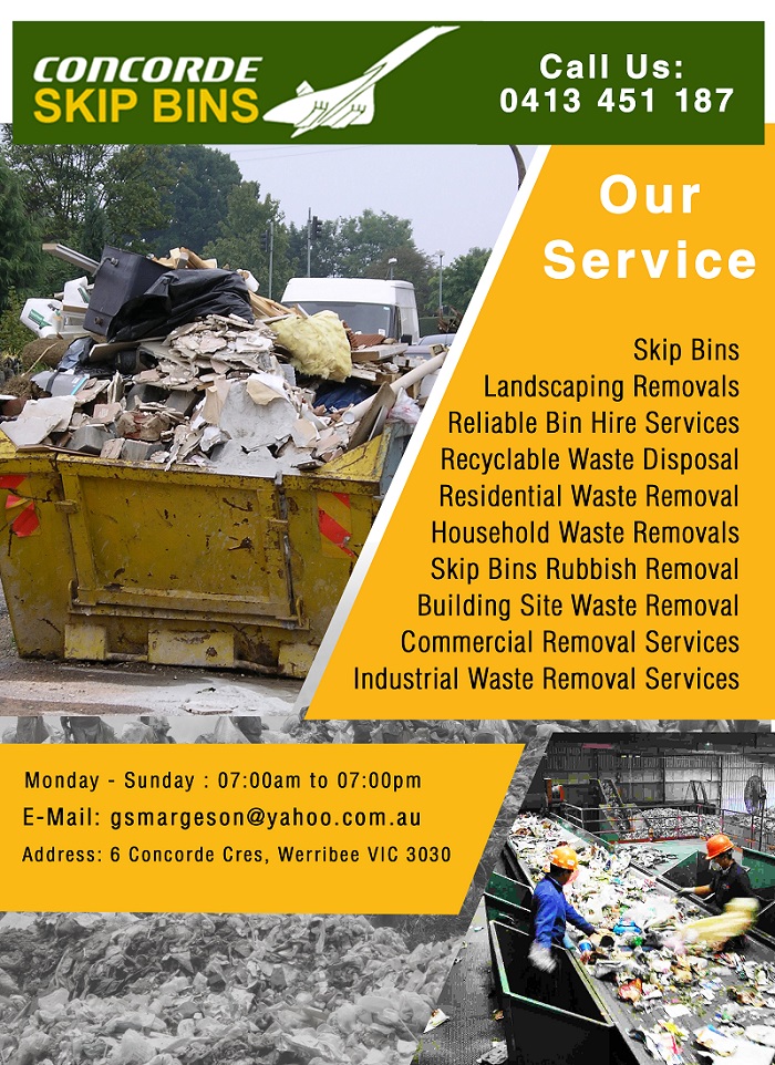 CONCORDE SKIP BINS  | Reliable bin hire services Werribee