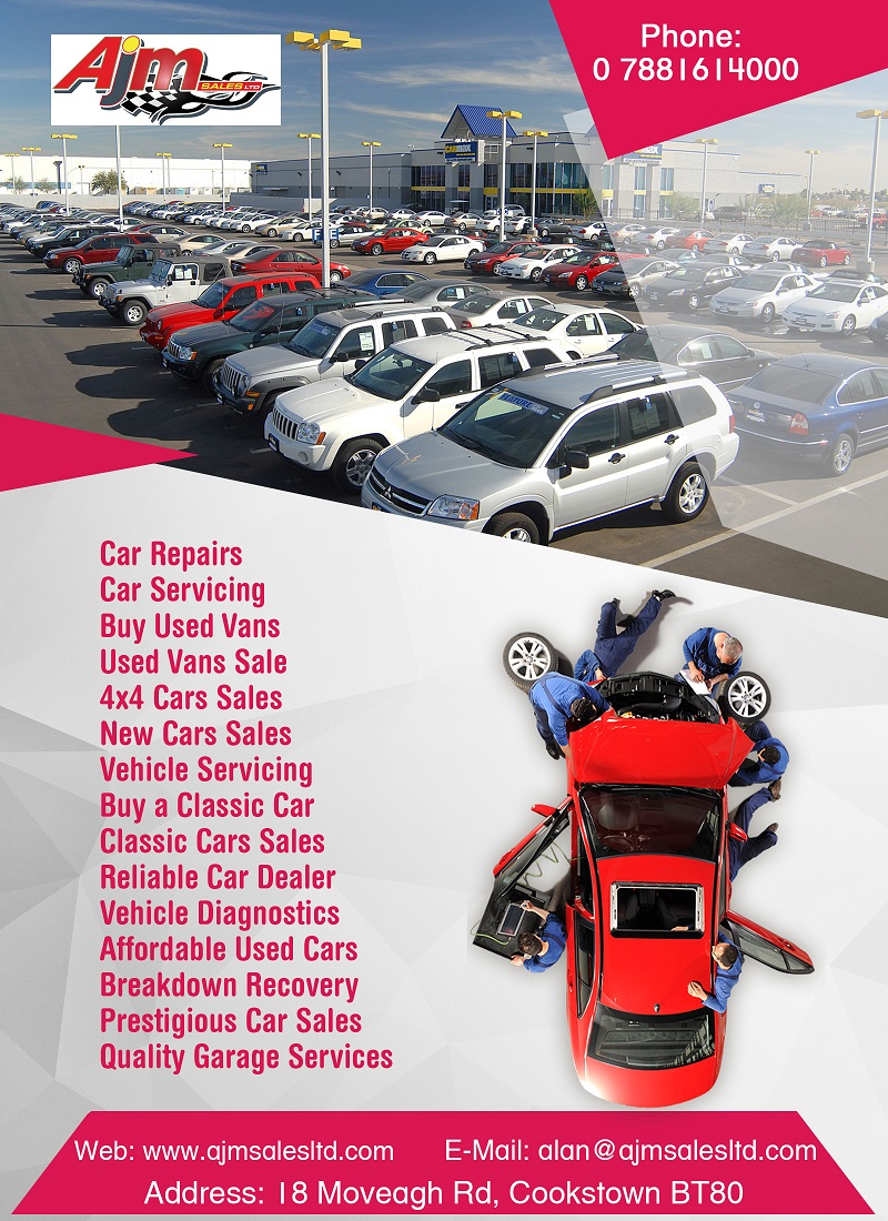 A J M Sales Ltd | Vehicle Servicing Cookstown
