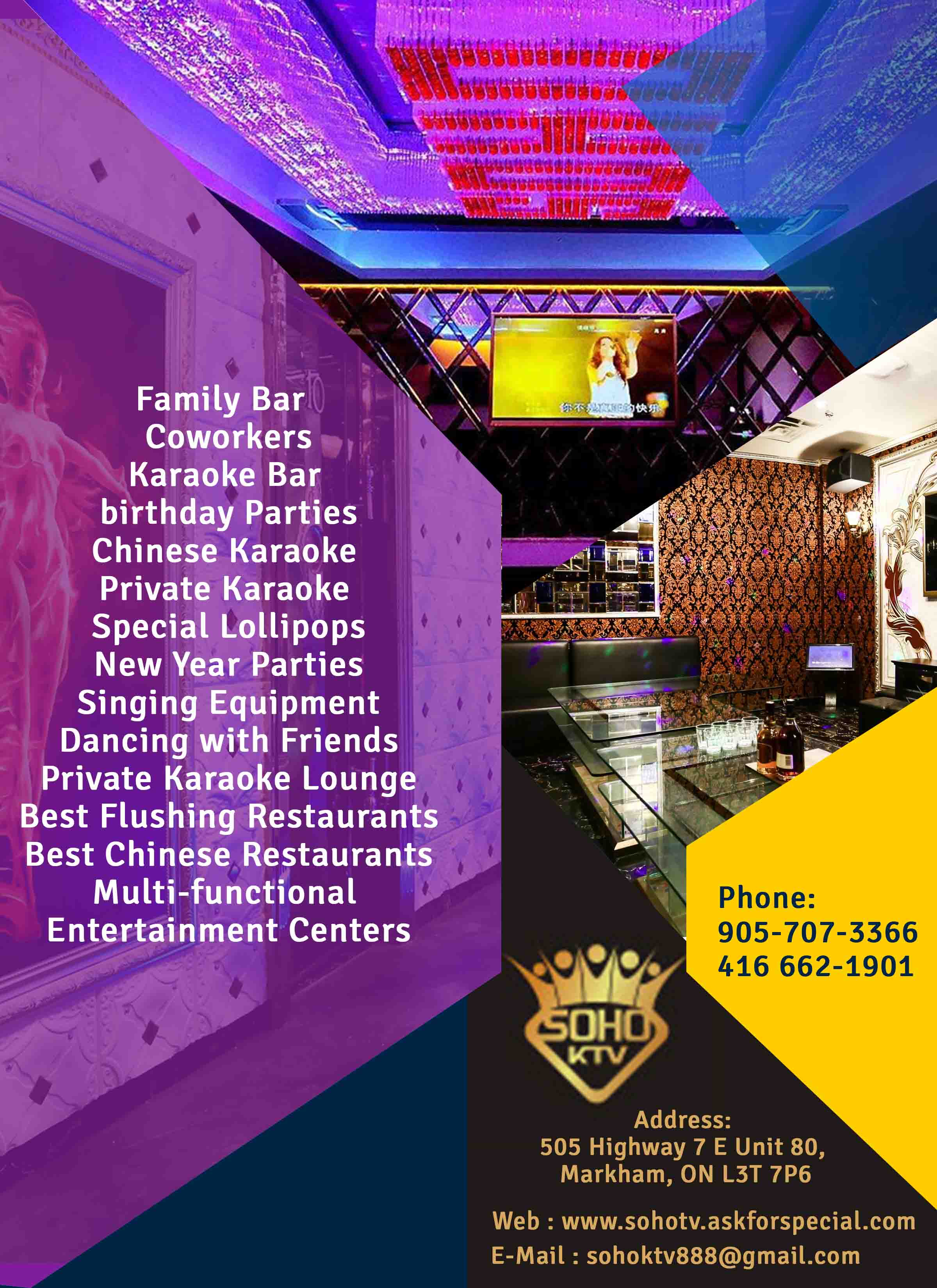 Soho KTV | Chinese karaoke Markham