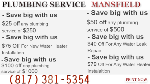 Plumbing Service Mansfield