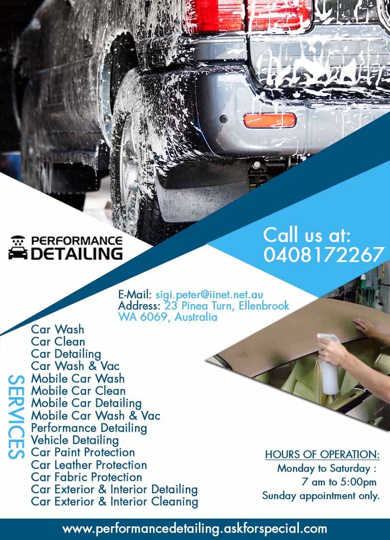Performance Detailing | Mobile Car Detailing Ellenbrook