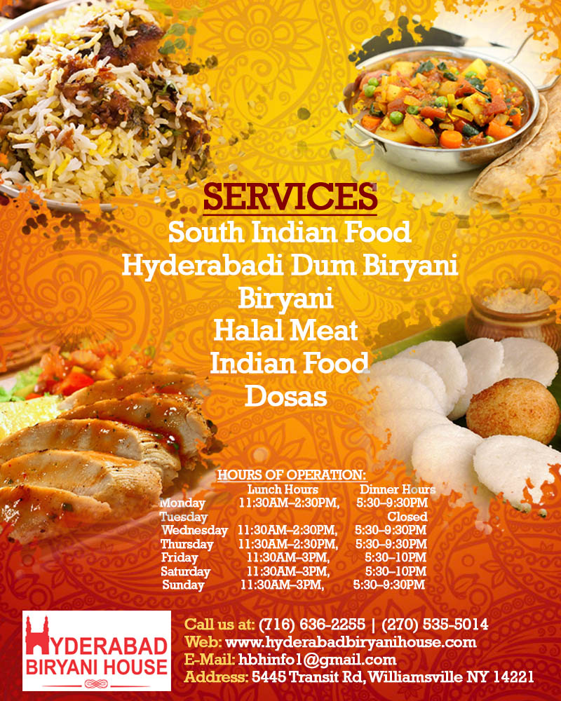 Hyderabad Biryani House | Indian Food Buffalo