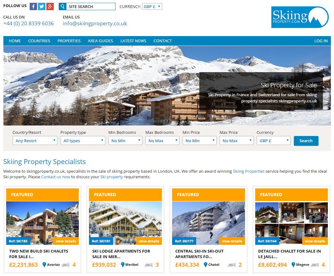 Skiing Property