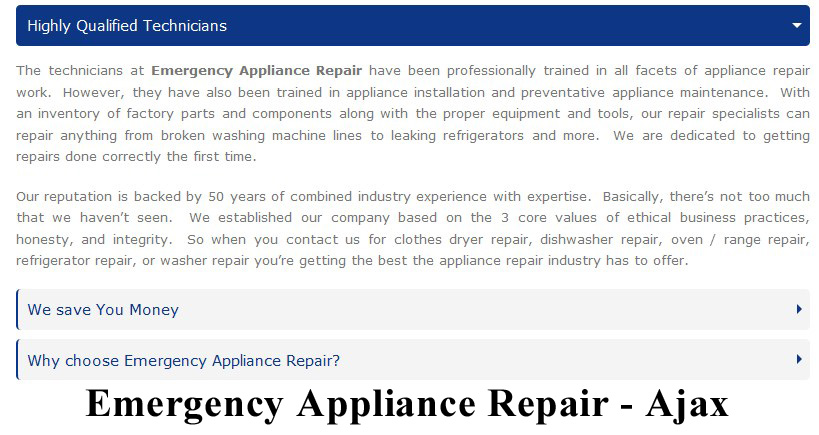 ES Appliance Repair Ajax