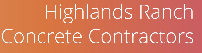 Highlands Ranch Concrete