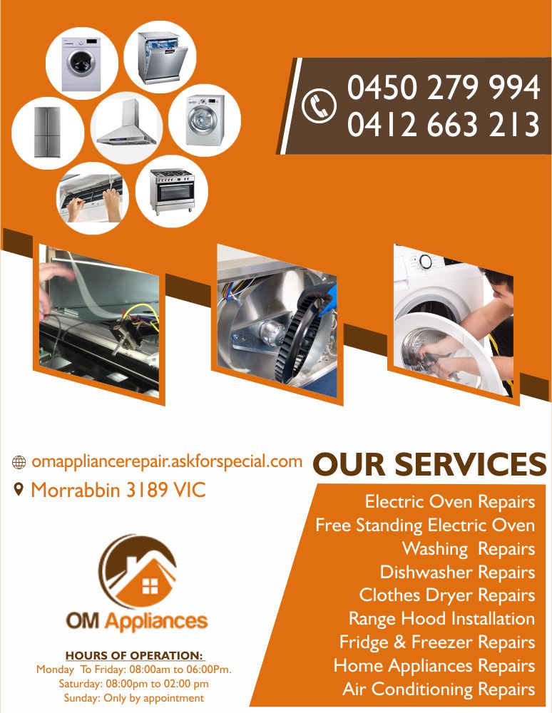 Om Appliances Repairs | Electric Oven Repairs Melbourne