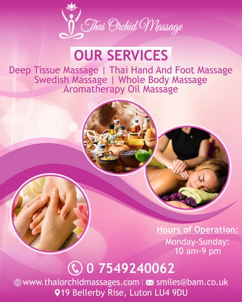 Professional massage in Luton | Thai Orchid Massage 