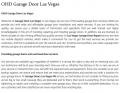 OHD Garage Doors Las Vegas