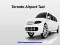 Toronto Airport Limousine Flat Rates