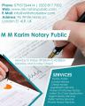 M M Karim Notary Public | Urgent notary services London