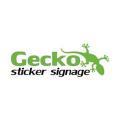 Gecko Sticker Signage