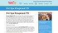 Pet spa Kingwood TX