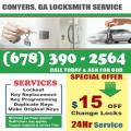 Car Locksmith Conyers