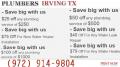 Plumbers Irving TX