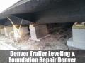 Mobile Home Trailer Leveling