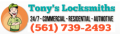 TONY'S LOCKSMITH BAY DR