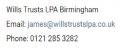 Wills Trusts LPA Birmingham