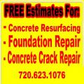 Concrete Patio Resurfacing and Crack Repair