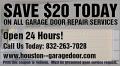 Fix Garage Door Springs in Houston