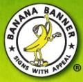 Banana Banner Signs