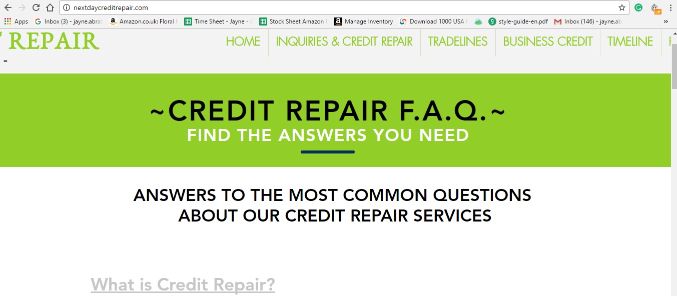 Next Day Credit Repair