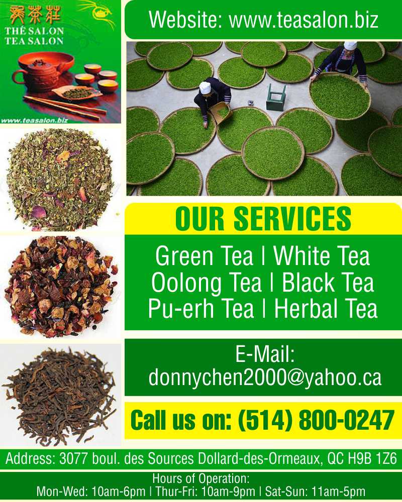 Tea Salon | White Tea Dollard-des-Ormeaux