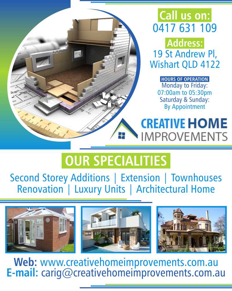 Creative Home Improvements Pty Ltd  | Home addition contractors Brisbane