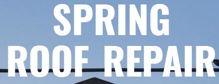Spring Roof Repair