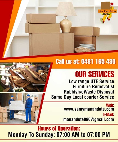 Hire Man & Ute | Rubbish removers Brisbane