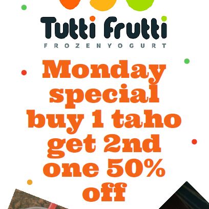 Tutti Frutti Frozen Yogurt