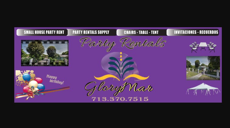 Party Rentals Houston GloryMar Salones
