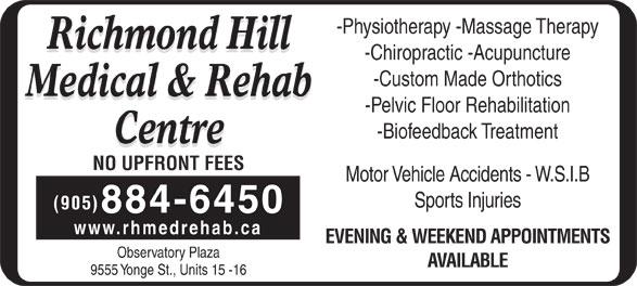 Richmond Hill Medical & Rehab Centre