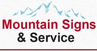 mountain signs and service