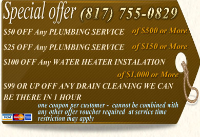 Plumbing in Arlington TX