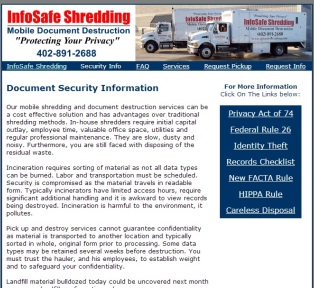Infosafe Shredding  